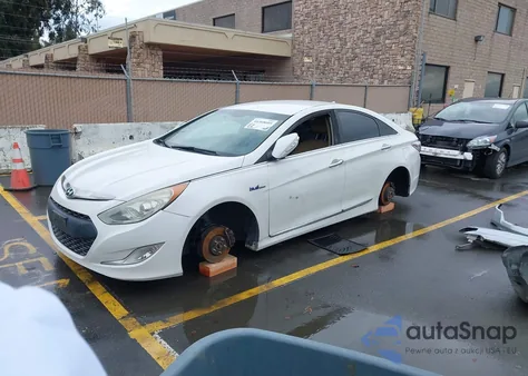 2013 Hyundai Sonata Hybrid Limited z USA, uszkodzony, nr VIN KMHEC4A4XDA079937